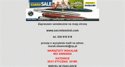 Desktop Screenshot of marekstawinski.witryna.info