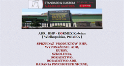 Desktop Screenshot of kormex.witryna.info