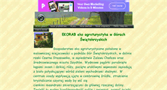 Desktop Screenshot of agroturystyka.witryna.info